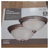 13in flush mount light 2pk