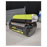 Ryobi 40V Lithium 4ah Battery and Charger