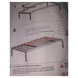 Mellow 14 in. White Queen Metal Platform Bed