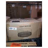 Breezary 11 in. Chrome LED Round Flush Mount