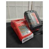 Milwaukee M18 1.5 AH Battery & M12/M18 Charger