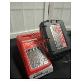 Milwaukee M18 5.0 AH Battery & M12/M18 Charger