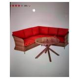 Hampton Bay Round Steel Patio Dining Table