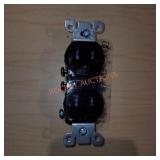 Leviton duplex outlet tamper resistant  box lot