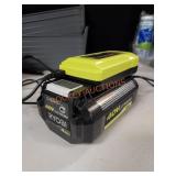 Ryobi 40V Lithium 4ah Battery and Charger