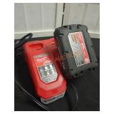 Milwaukee M18 1.5 AH Battery & M12/M8 Charger