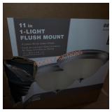 11in 1 light flush mount