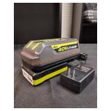 Ryobi 40V 4ah Battery and Charger Combo