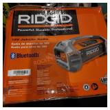 Rigid 18v jobsite radio Bluetooth