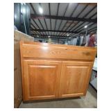 35.5" W x 24" D x 34.5" H Base Cabinet