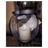 Hampton Bay 6.5" Metal Lantern w/ LED Candle