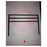 Queen Metal Horizontal Lined Headboard