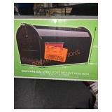 Gibraltar Galvanized Steel Post Mount Mailbox