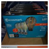 Ecosmart 100 w light bulbs lot of 6 boxes