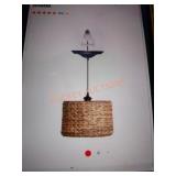 Worth Home Products grass shade light fixture