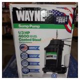 Wayne sump pump 1/3hp