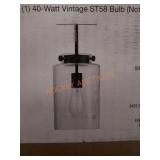 Hampton Bay 1-Light Mini Pendant