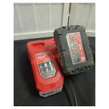 Milwaukee M18 2.0 AH Battery & M12/M18 Charger