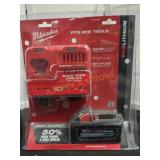 Milwaukee M18 8.0 Ah Battery & M12/M18 Charger