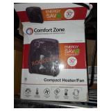 Comfort Zone Compact Heater/Fan