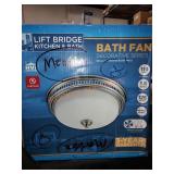 Lift Bridge Bath Fan Fixture