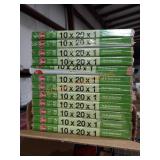 Rheem 10x20x1 Pleated Air Filter Box Lot