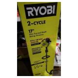 Ryobi 2 cycle 17in string trimmer curved shaft