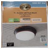 Hampton bay 11in exterior flush mount light