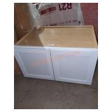 33"ï¿½24"ï¿½18" Wall Mount Cabinet, White