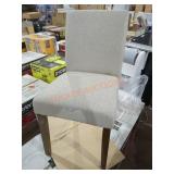 StyleWell Upholstered Dining Chairs, Off-White
