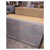 36" x 13" x 30" Grey Wall Cabinet