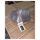 10 Everbilt 20 ft clear vinyl tubing 1/2 in od,