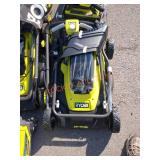 Ryobi 18" push mower 40 v battery operated