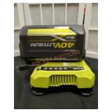 Ryobi 6AH 40V Lithium Battery and 40V Charger