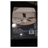 Hampton bay 1 light led schoolhouse ceiling fan