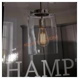 Hampton bay 1 light mini pendant