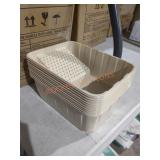 Earth Plastic Mini Roller Paint Tray Lot (10