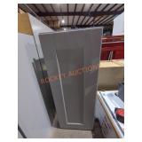 12" W x 13" D x 30" H Grey Wall Cabinet