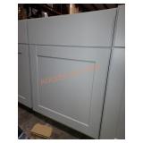 24"Wï¿½24"Dï¿½34.5"H Kitchen Cabinet, Gray