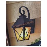 Hampton Bay LED Flame Effect Wall Lantern