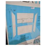 NexTile 60"ï¿½30"ï¿½60" 4pc Shower Wall Set