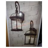 Hampton Bay 2-Pk Exterior Wall Lanterns