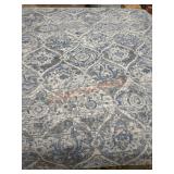 7ft x 10ft Bazaar Odessa Gray/Blue Rug