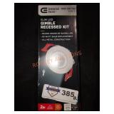 Commercial Electric 2" Gimble Recessed Kit