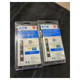 Eaton 20amp All In 1 Breaker (Set of 2)
