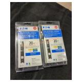 Eaton 20amp All In 1 Breaker (Set of 2)