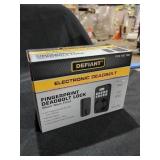 Defiant Electronic Deadbolt Kit, Matte Black