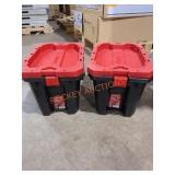 Husky 5 Gallon Storage Totes, Set of 2