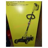 Ryobi One 18V 12" Cordless 3in1 Mower Trimmer Kit