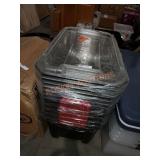 Husky 6-Pack Heavy Duty Storage Totes
